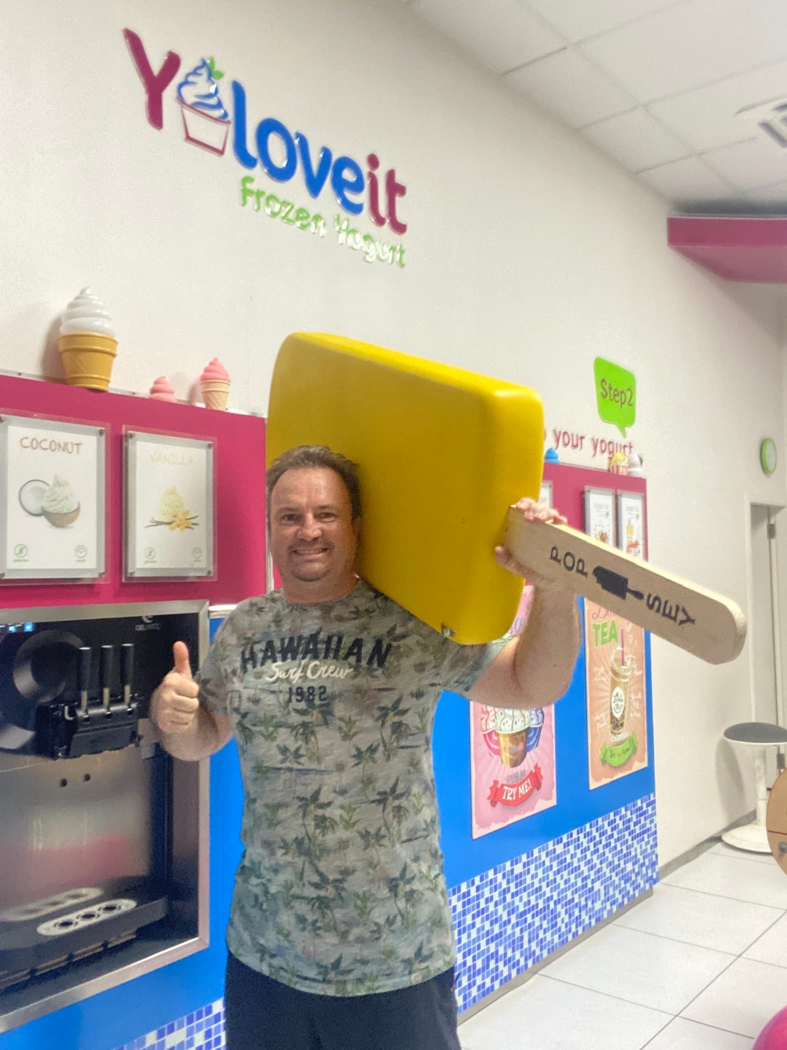 Steve Colas avec une POPSEY